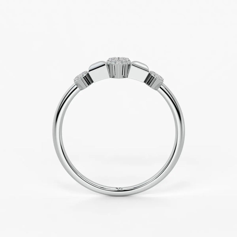Lustr Triad Diamond Ring
