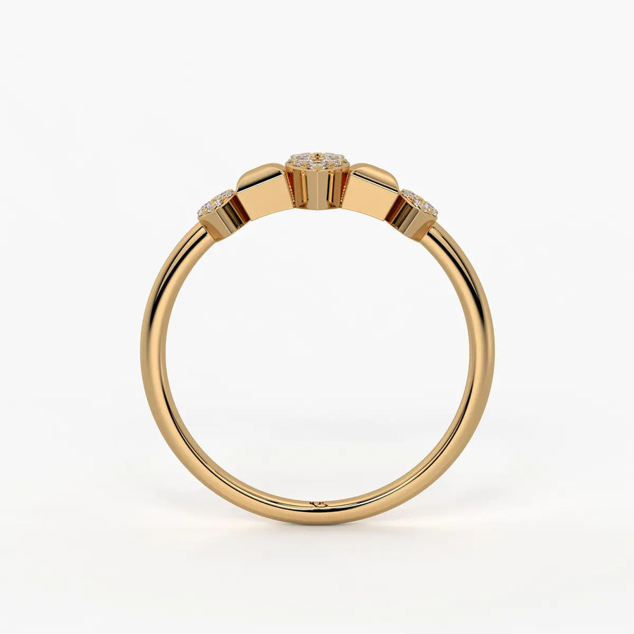 Lustr Triad Diamond Ring