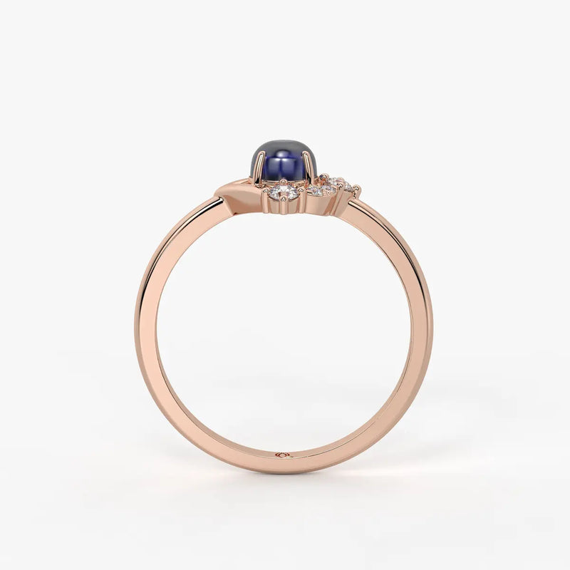 lan Bleu Regal Ring