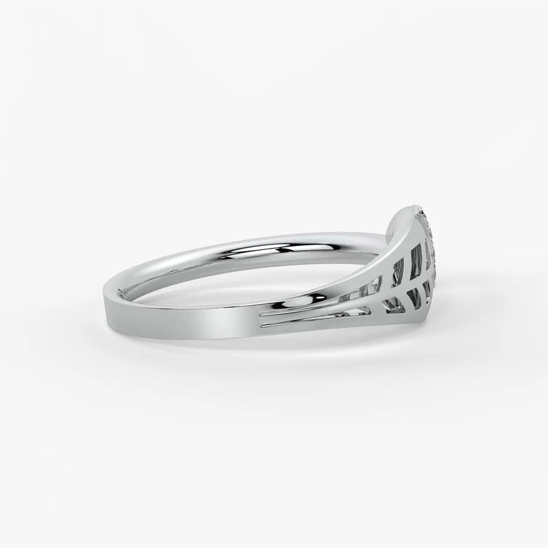 Sylverra Leaf Radiance Ring