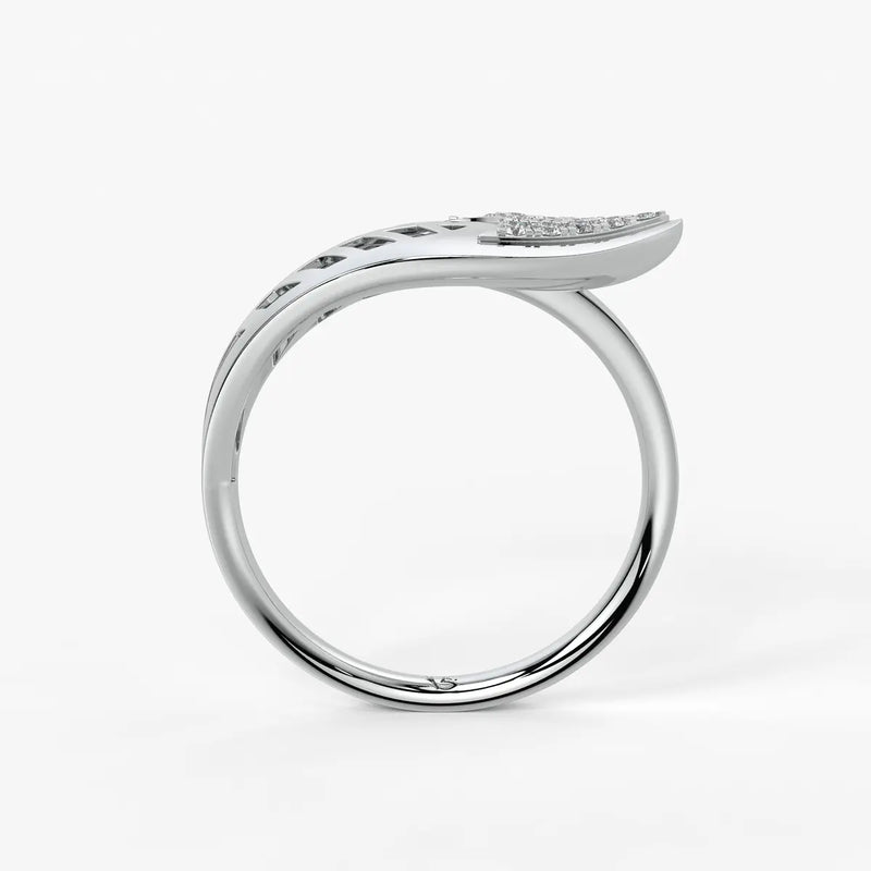 Sylverra Leaf Radiance Ring