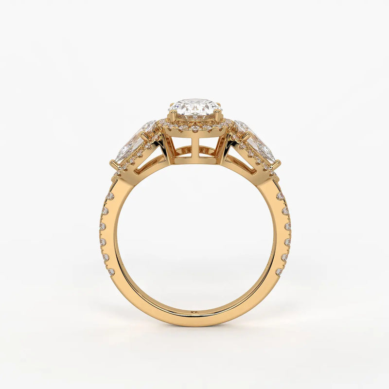 Seraya Halo Engagement Ring
