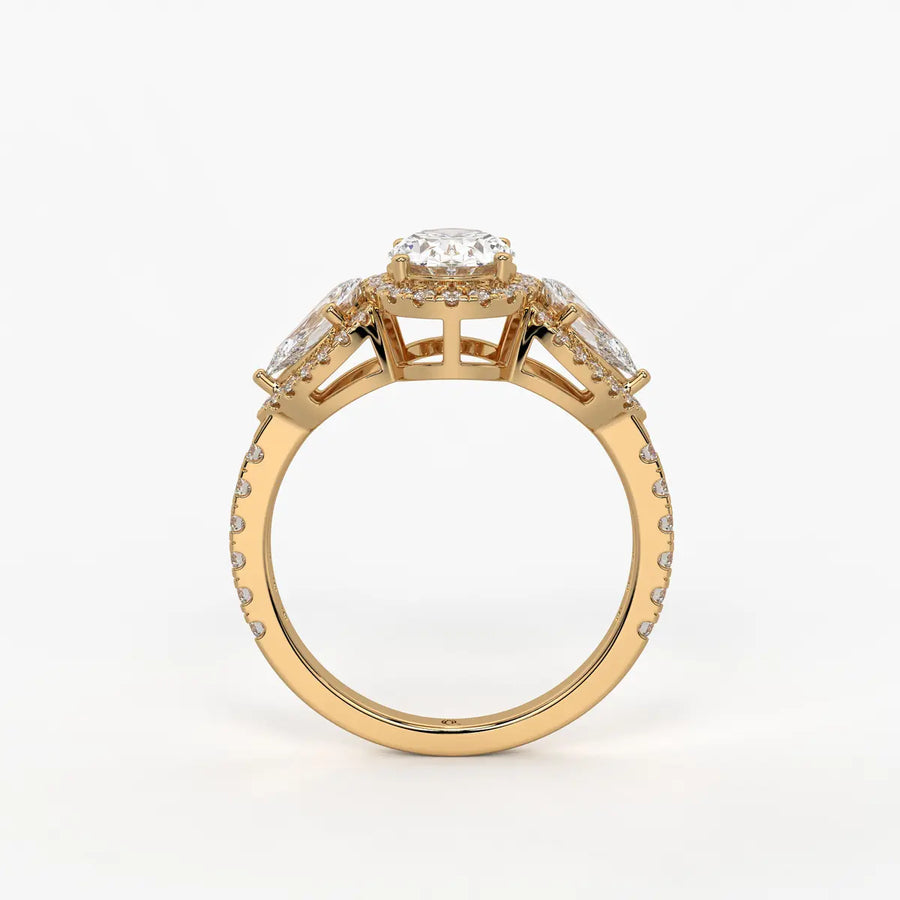 Seraya Halo Engagement Ring