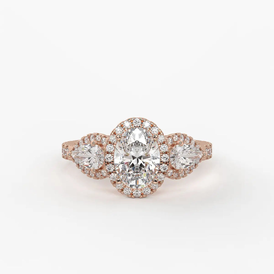 Seraya Halo Engagement Ring