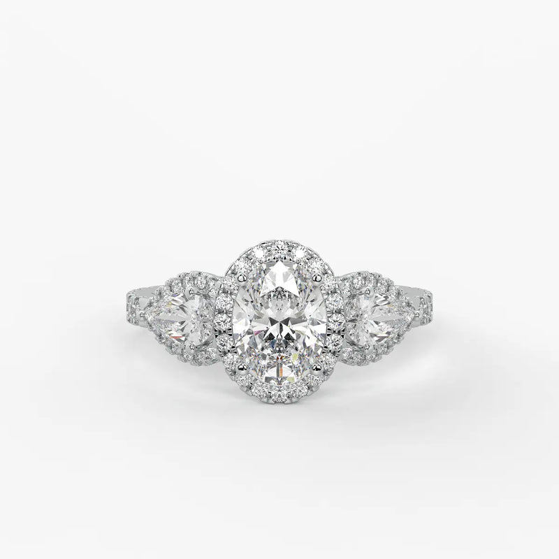 Seraya Halo Engagement Ring