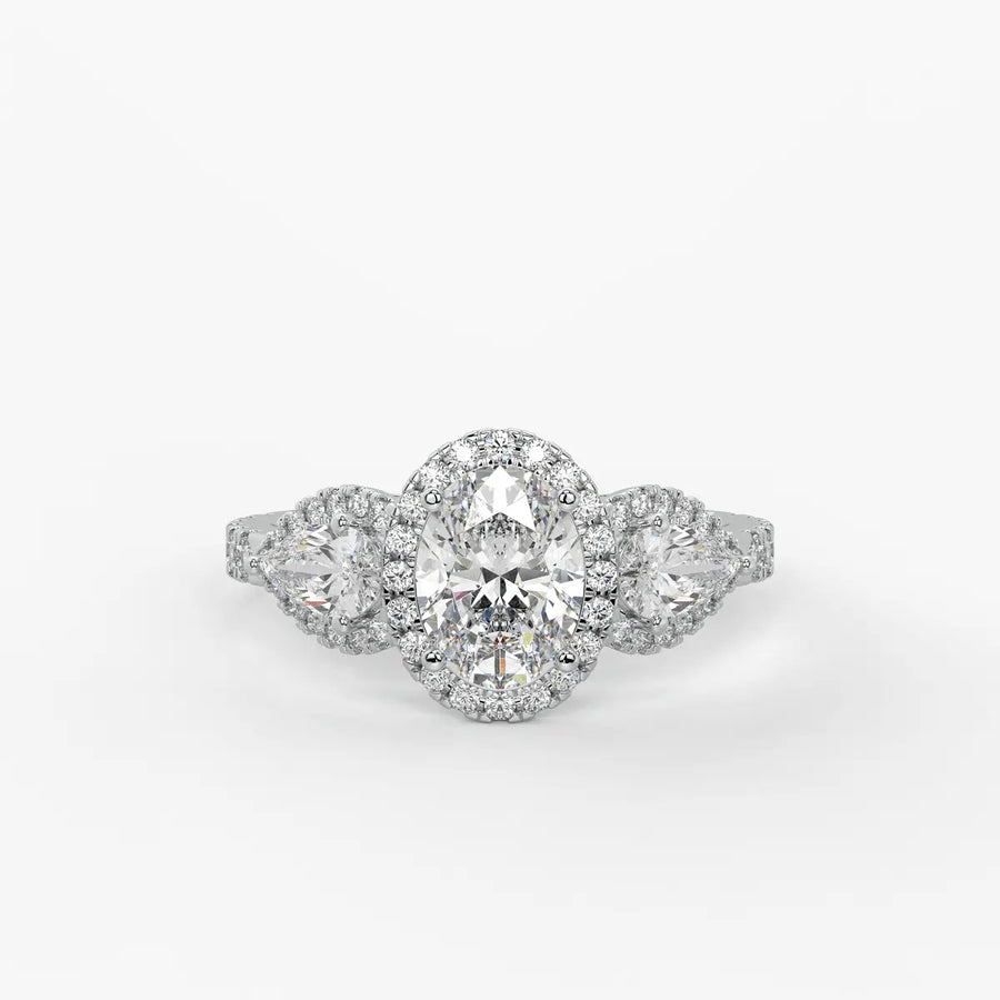 Seraya Halo Engagement Ring