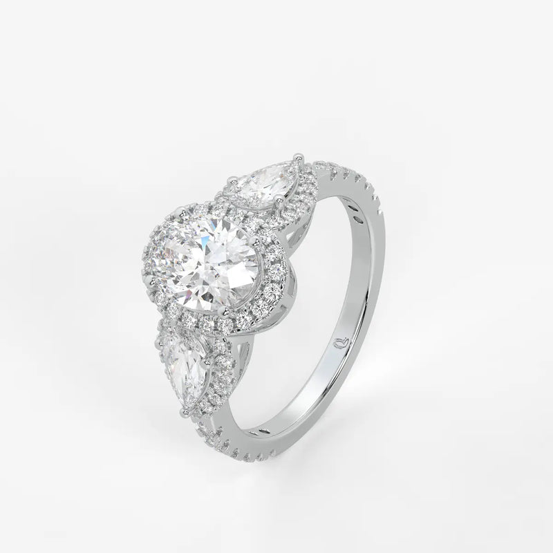 Seraya Halo Engagement Ring