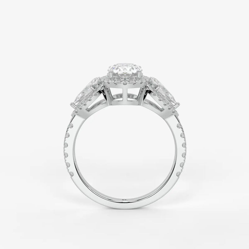 Seraya Halo Engagement Ring