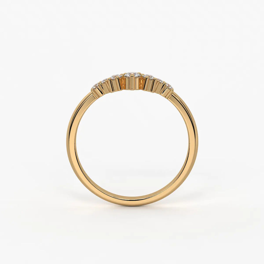 Elvyn Crest Diamond Ring