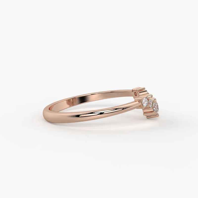 Elvyn Crest Diamond Ring