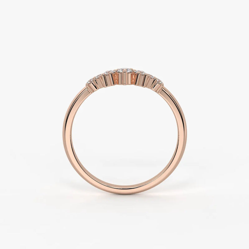 Elvyn Crest Diamond Ring