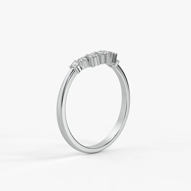 Elvyn Crest Diamond Ring