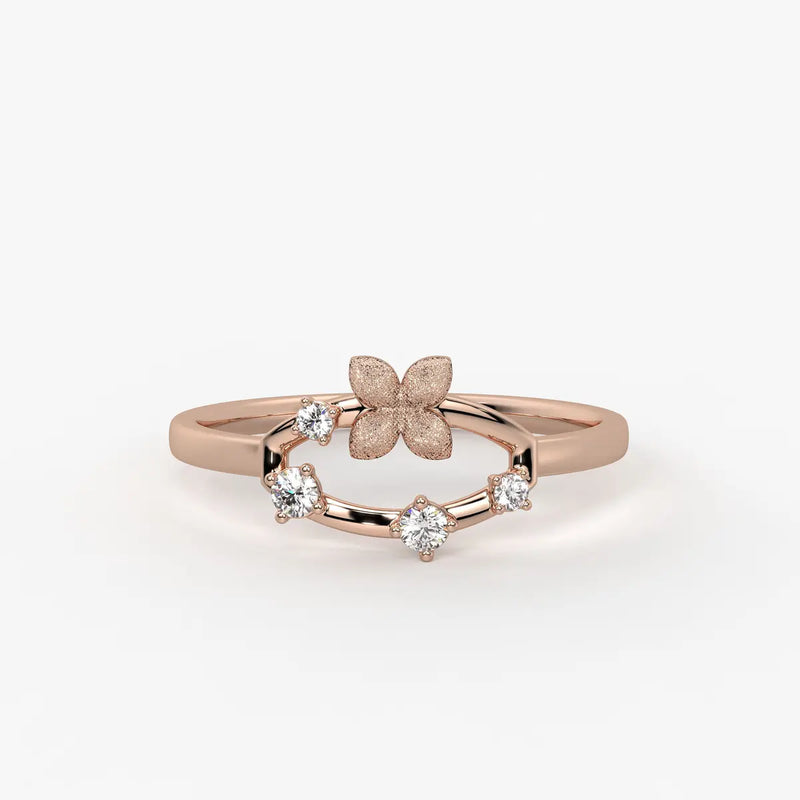Elaria Flutter Dew Ring