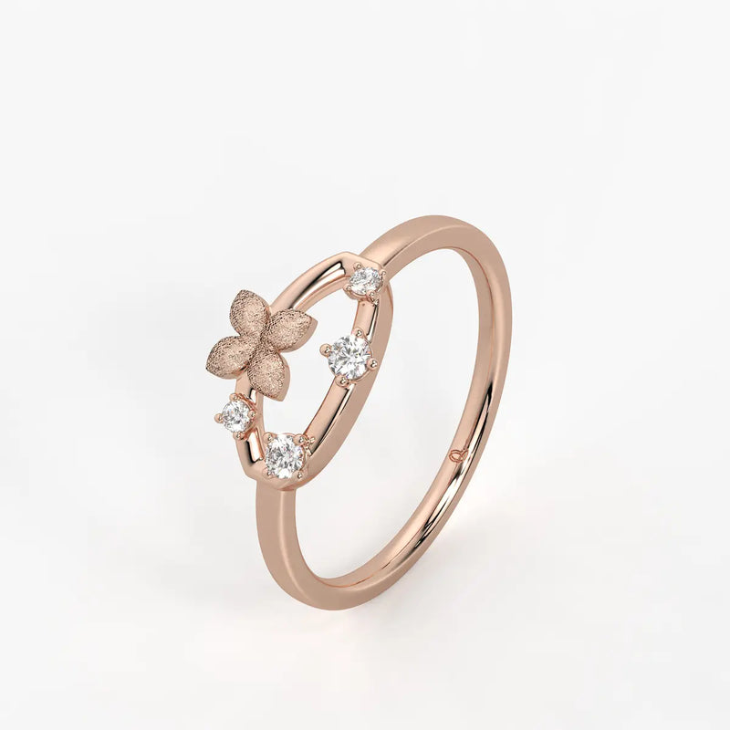 Elaria Flutter Dew Ring