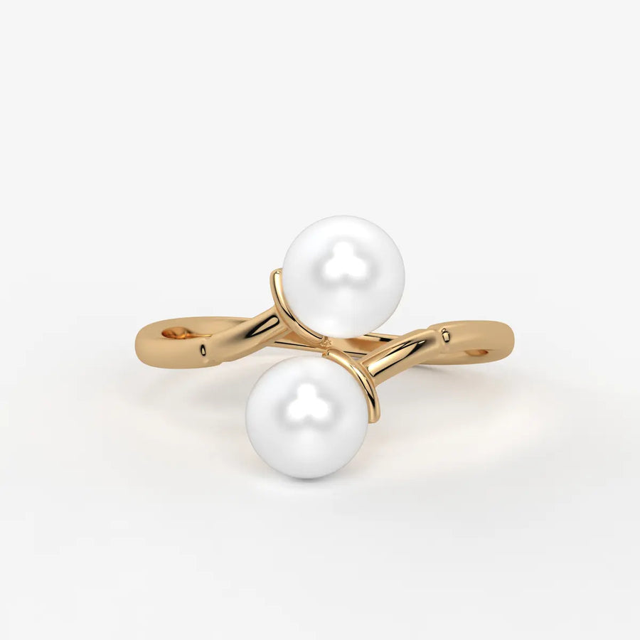 Pearlisse Twin Orbit Ring