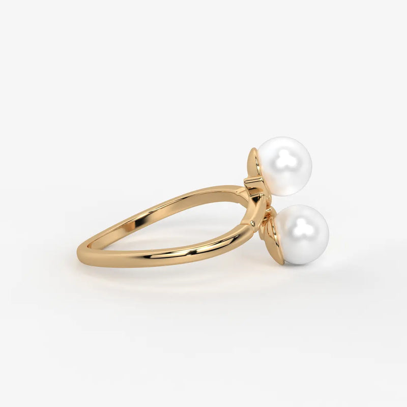 Pearlisse Twin Orbit Ring