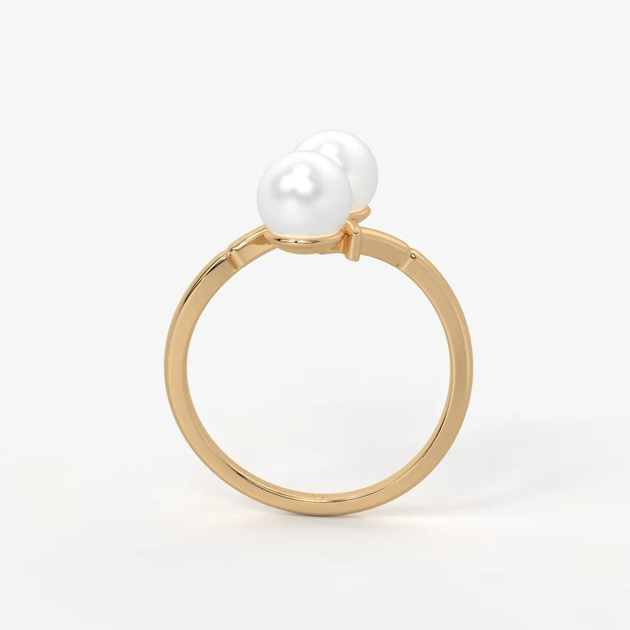 Pearlisse Twin Orbit Ring