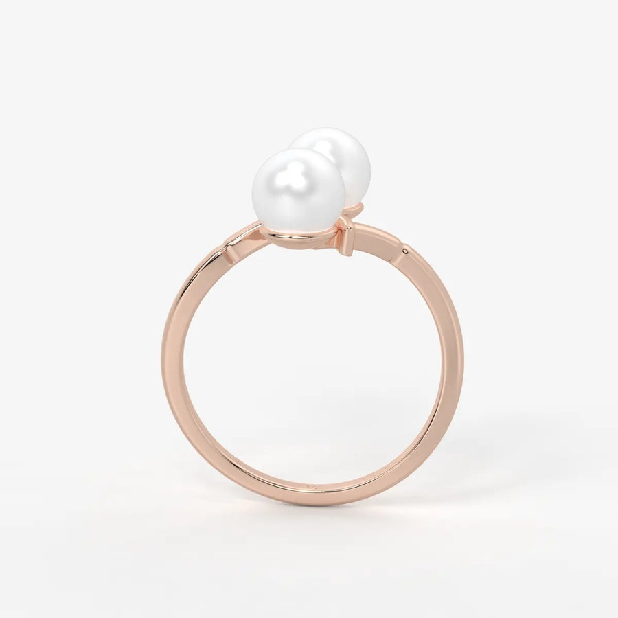 Pearlisse Twin Orbit Ring