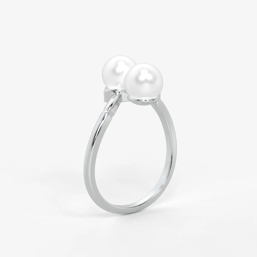 Pearlisse Twin Orbit Ring