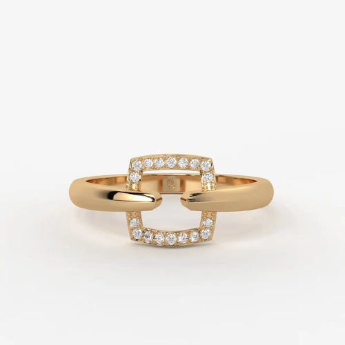 Orlisse Halo Frame Statement Ring