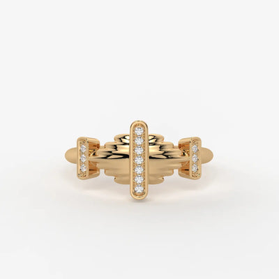 Rivelle Prism Flow Statement Ring