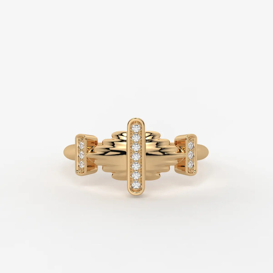 Rivelle Prism Flow Statement Ring