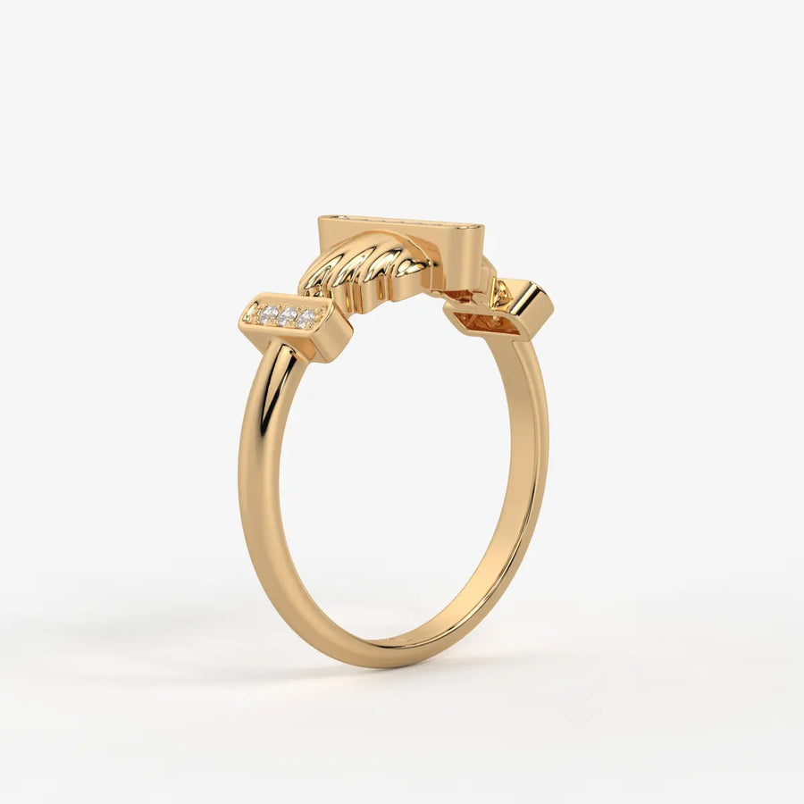 Rivelle Prism Flow Statement Ring