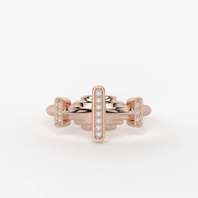 Rivelle Prism Flow Statement Ring