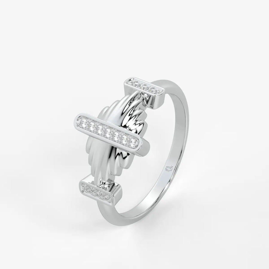Rivelle Prism Flow Statement Ring