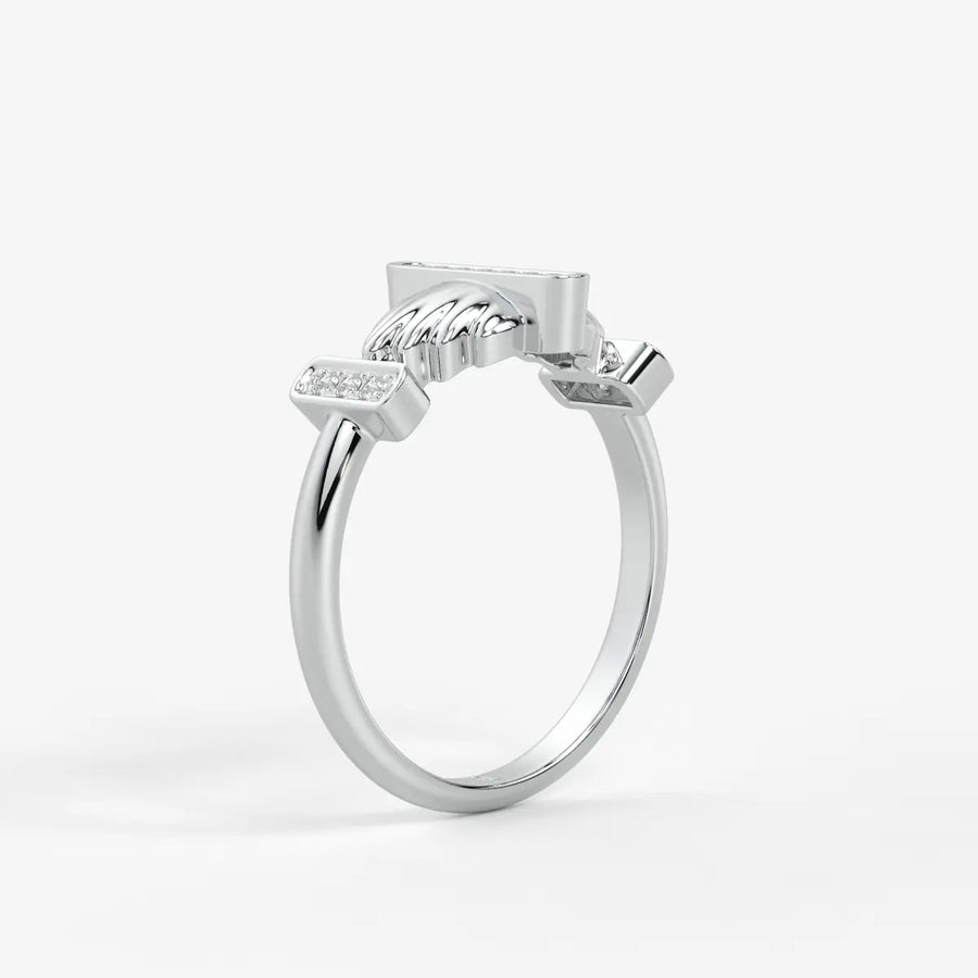 Rivelle Prism Flow Statement Ring