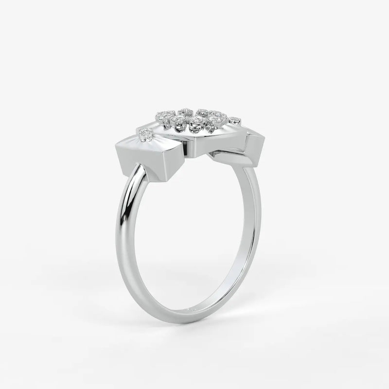 Celestria Halo Crest Ring