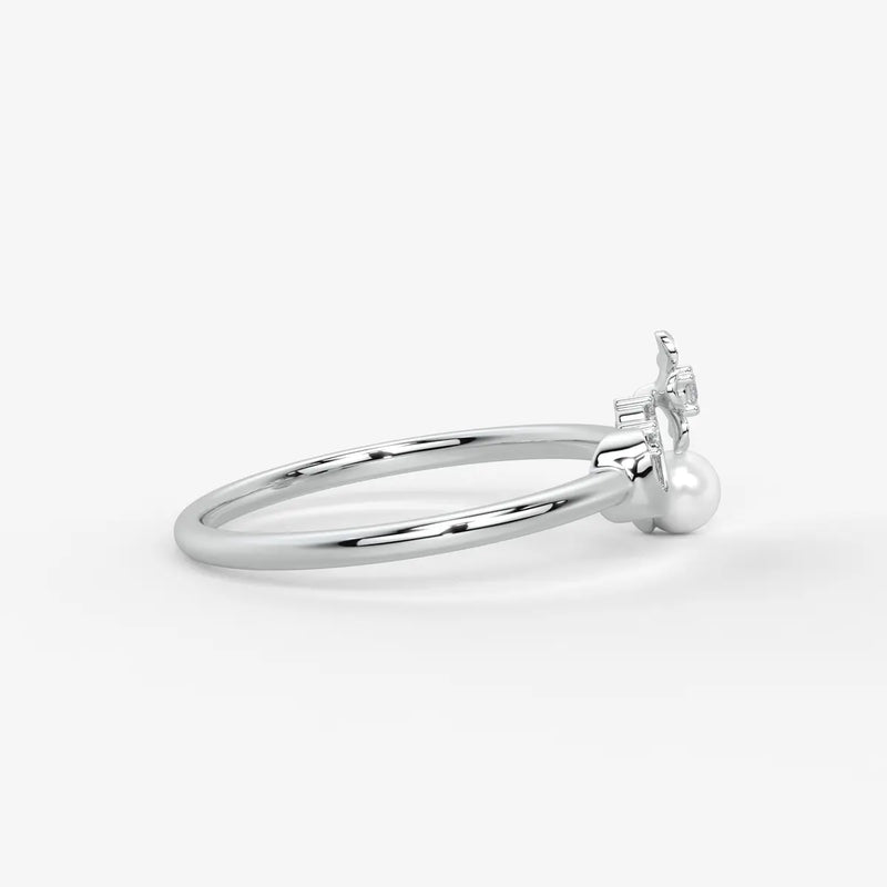 Infiora Bloom Pearl Grace Ring