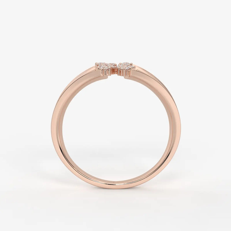 Elvara Bloom Cross Spark Ring