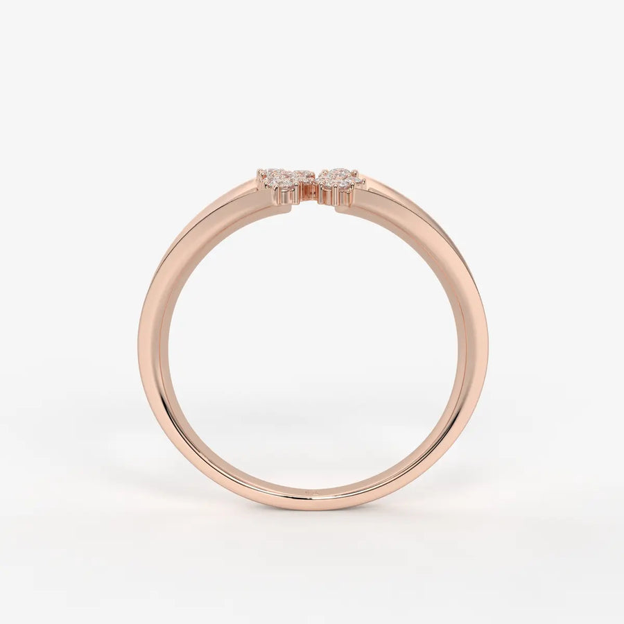 Elvara Bloom Cross Spark Ring