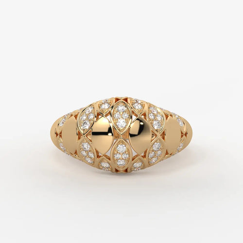 Florenza Lattice Bloom Ring