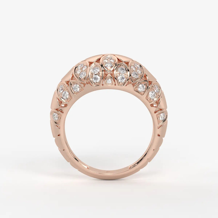 Florenza Lattice Bloom Ring