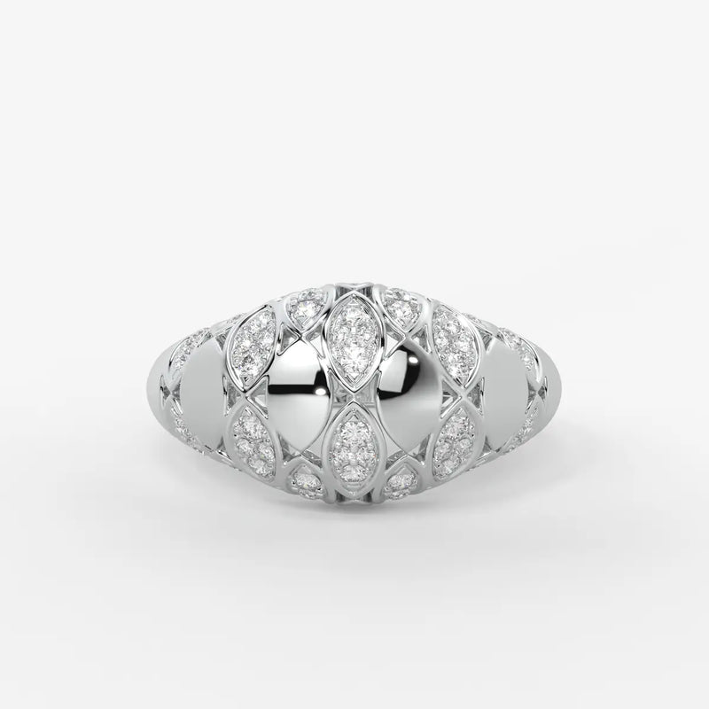 Florenza Lattice Bloom Ring