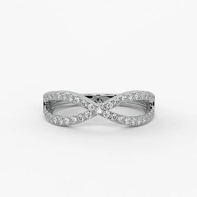 Infinity Diamond Ladies Ring