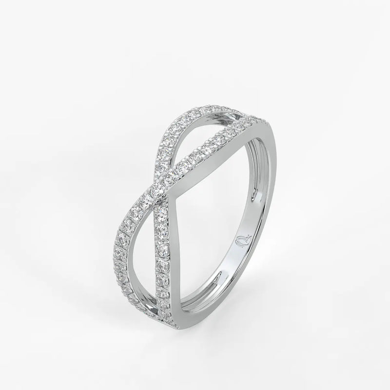 Infinity Diamond Ladies Ring
