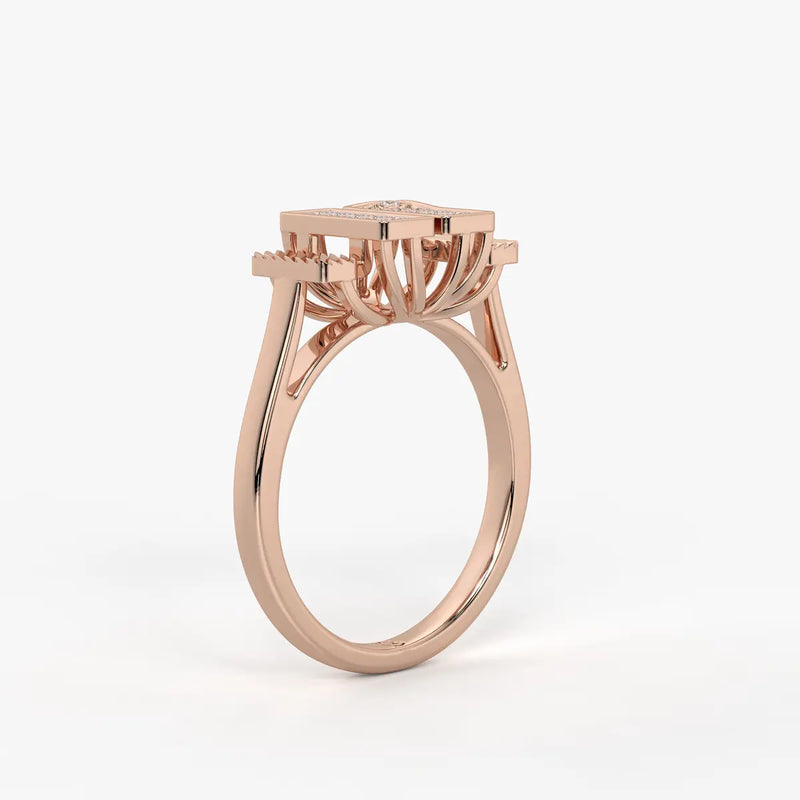 Trivexa Duo Prism Spark Ring