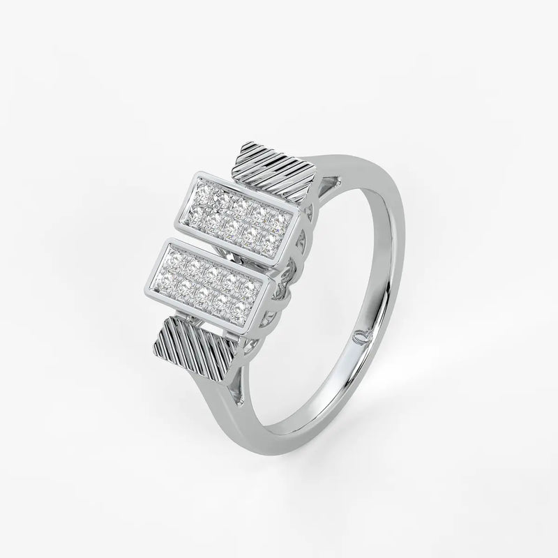 Trivexa Duo Prism Spark Ring