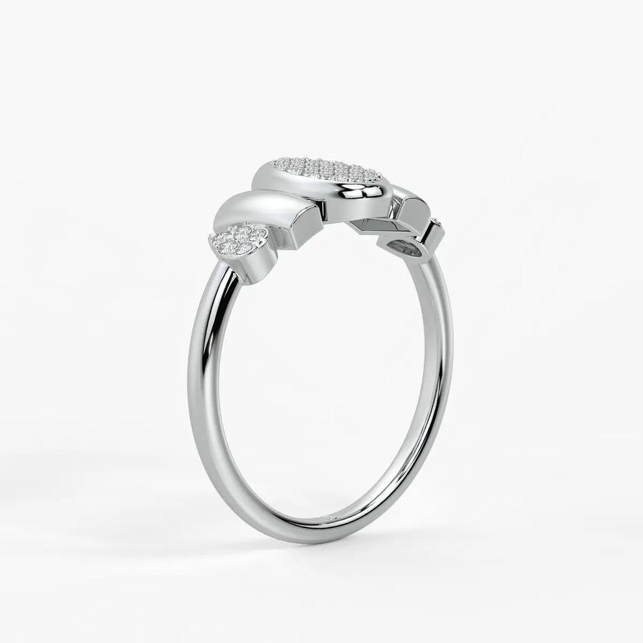 Marquise Halo Statement Ladies Ring