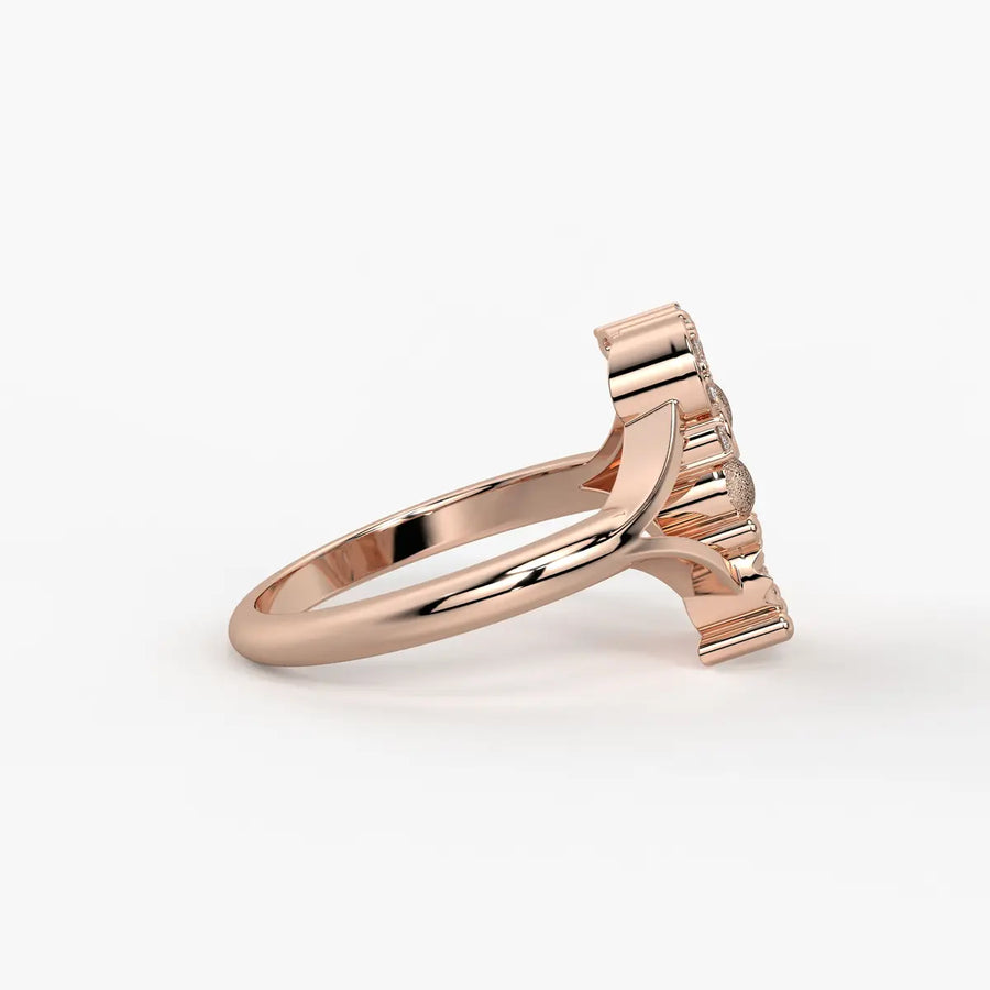 Cluster Floral Statement Ladies Ring