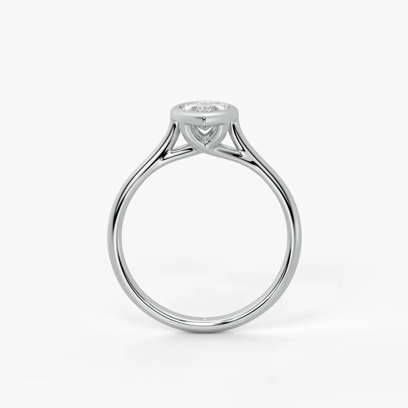 Marquise Lumi Leaf Ring