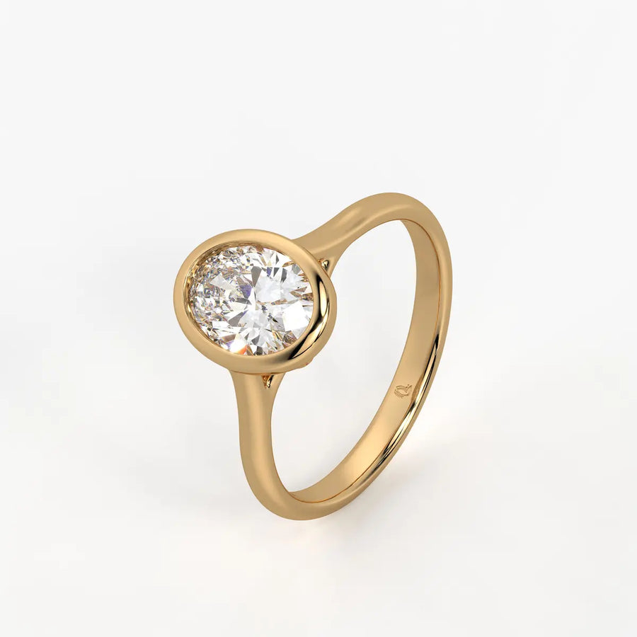 Solenne Aura Solitaire Ring