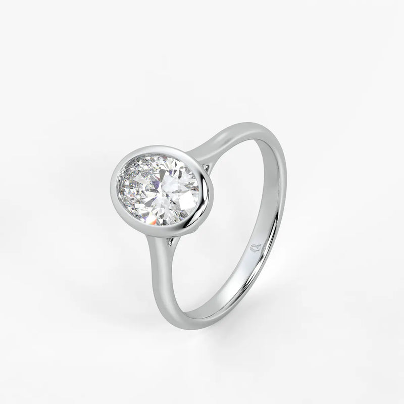 Solenne Aura Solitaire Ring