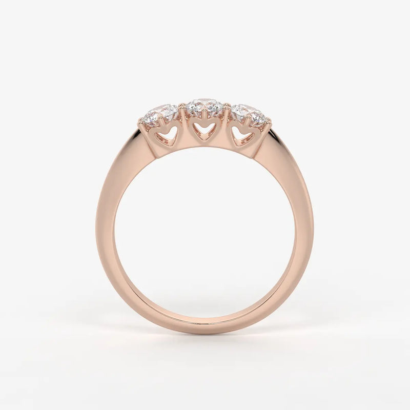 Celestia Regal Trinity Diamond Ring