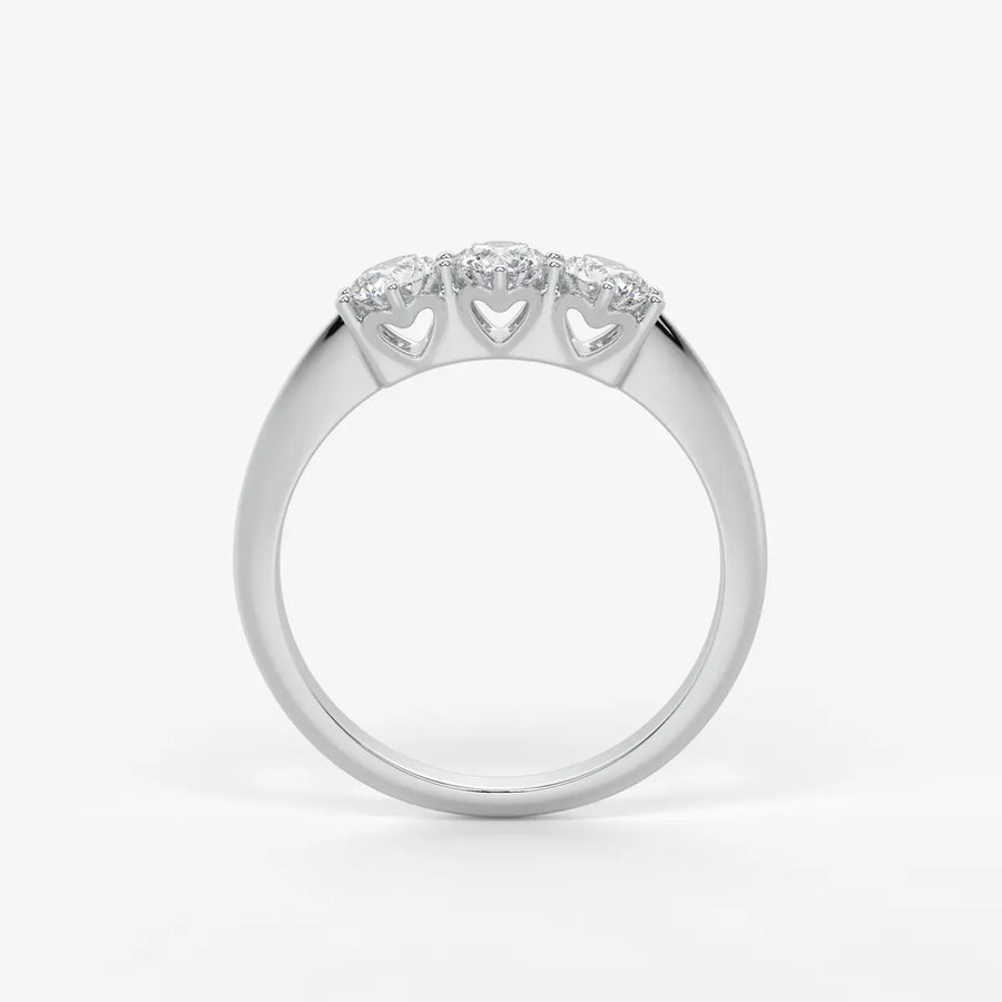 Celestia Regal Trinity Diamond Ring