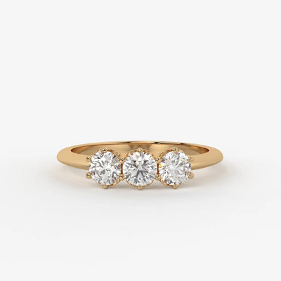 Celestia Regal Trinity Diamond Ring