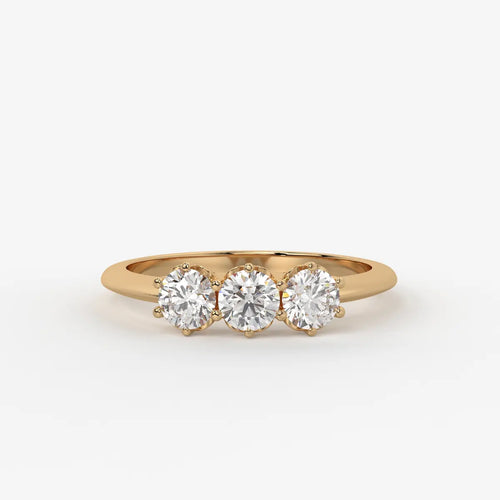 Celestia Regal Trinity Diamond Ring